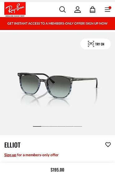 Аксессуары: Срочно Продаю брендовые солнцезащитные очки Ray-Ban Elliot Оригинал — 1
