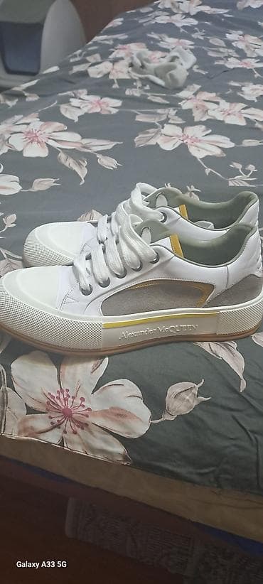 кеди: Кроссовки, 39, Alexander McQueen, Новый, цвет - Белый, Платная доставка, Самовывоз — 3