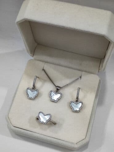 самые красивые свадебные платья в мире: Набор украшений, Проба 925, Женские, Новый — 1