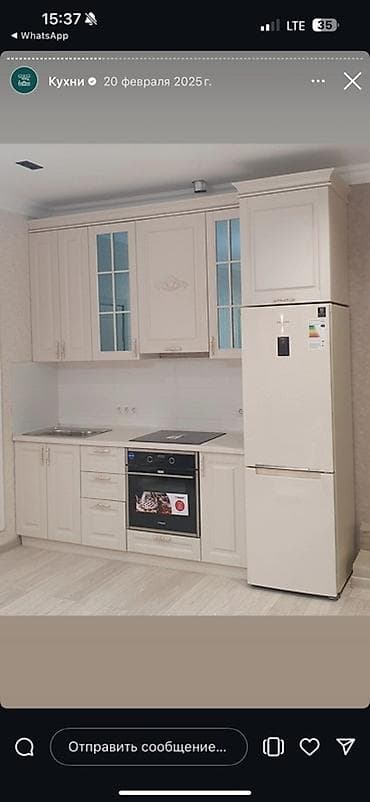 led экран для рекламы: Кухонные гарнитуры под заказ - Планировки: линейные и угловые — 2