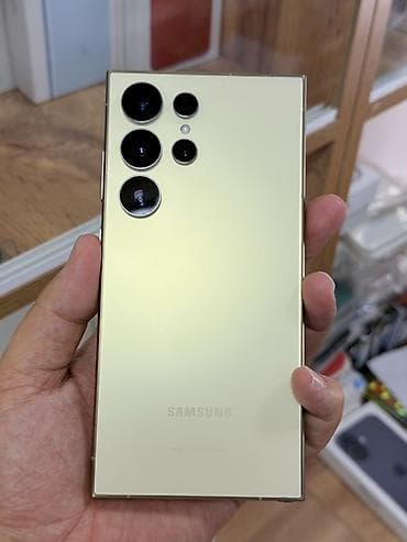 rey ben: Samsung Galaxy S24 Ultra, Б/у, 512 ГБ, цвет - Бежевый, eSIM, 1 SIM — 8