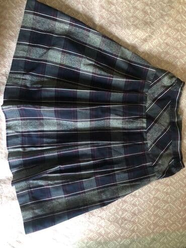 школьная блузка: Школьная форма, цвет - Синий, Б/у — 3