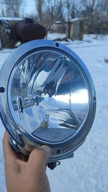 диски мерс 15: Противотуманная/дальняя круглая фара Hella Chromium luminator - — 8
