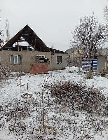 алтын казык ж м: Дом с участком - Одноэтажный дом из шлакоблока/пеноблока с высоким — 4