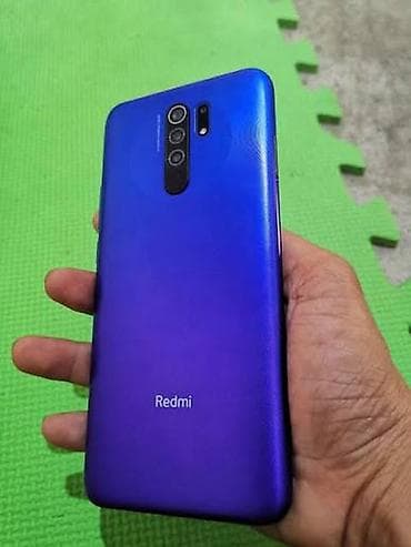 Redmi, Redmi 9, Б/у, 64 ГБ, цвет - Синий, 2 SIM
