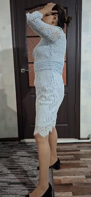 алкак айнек: Кече көйнөгү, Классикалык, Кыска модель, Жеңдери менен, L — 5