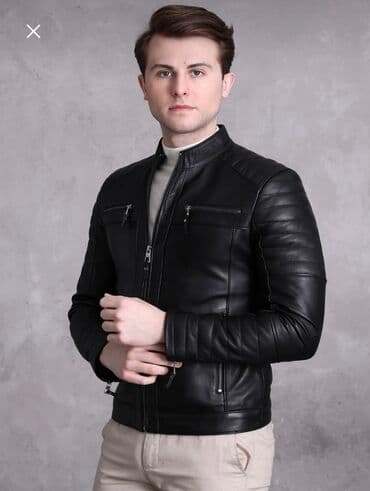 jack a5 цена: Продам куртку,производство: Турция, материал кожа 100%. Цвет черный — 4
