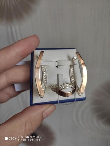 свадебные наборы ручной: Набор украшений, Проба 925, Новый — 2