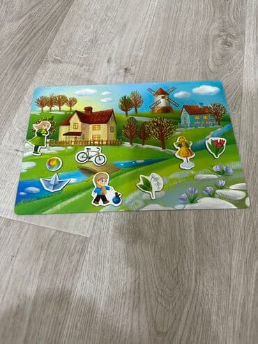 зеркальный кубик рубик: Магнитная игра «Времена года». Очень интересная, развивает мелкую — 3