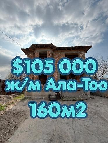 домик капсула: Дом в районе Ала-Тоо! 2-этажный дом 160 м² на участке 5 соток — 1