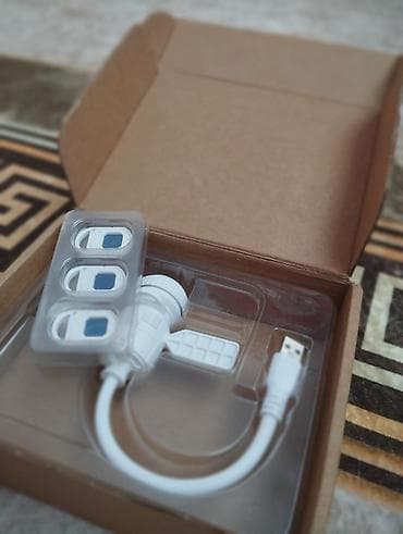 Дом и сад: Мини‑ночник‑проектор «Луна и звёзды» с USB‑питанием - Компактный — 6