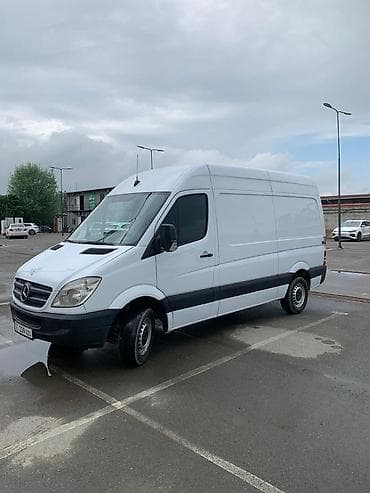 борт от спринтера: Mercedes-Benz Sprinter, белый фургон/цельнометаллический микроавтобус — 6