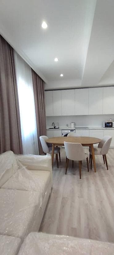 osh flat: 2 комнаты, 64 м², Золотой квадрат Элитка, 9 этаж, Евроремонт — 2