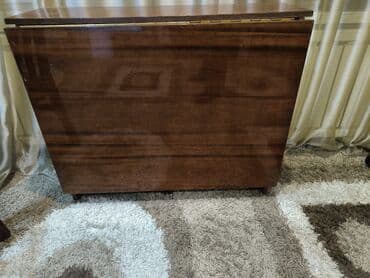 туалетный столик бишкек цена: Стол трансформер Другое назначение, Стол-книжка, Длина, см: 160 см, цвет - Коричневый — 1