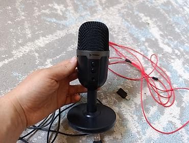 Техника и электроника: USB-микрофон TSP207на настольной подставке + проводные — 3