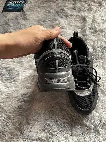 диор спортивка: Кроссовки Dior B22, черные с серыми вставками - Модель: Dior B22 — 3
