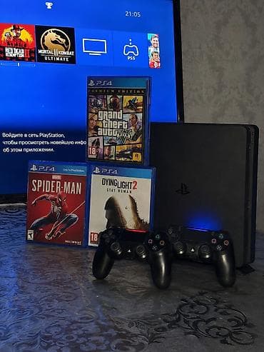 нинтендо свитч 2: 🔥 PS4 Slim 1TB в идеальном состоянии 🎮 В комплекте 3 хита: 🕷️ — 2