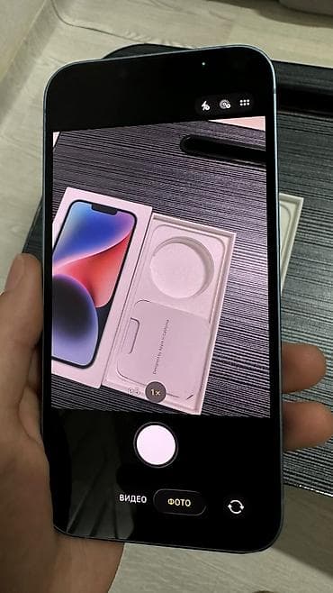 redmi 9 т: IPhone 14, Колдонулган, 256 ГБ, Көгүлтүр, Куту, 77 % — 4