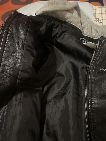 куртка с мехом: Детская куртка ZARA x The Rolling Stones - Модель: бомбер с — 1