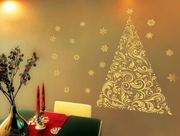 отрывной календарь: Декоративные наклейки Новый год!!! -двусторонние -европейский дизайн — 4