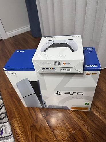 аренда сони 5: Sony PlayStation 5 + контроллер DualSense Комплект: - Игровая консоль — 1