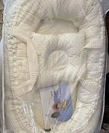 детские автокресла виды: Люлька, Переноска, цвет - Белый — 6