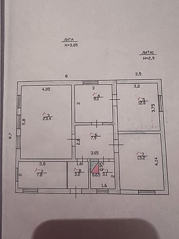 Срочно !!! Прод.дом 4ком,сан.уз,отопл.газ,элек,кр.кн,5сот,уч 19× — 2