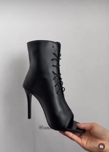 туфли черные с открытым носиком: Хилс «klosed» искусственный кожи 36 размер. Заказывала, размер не — 2