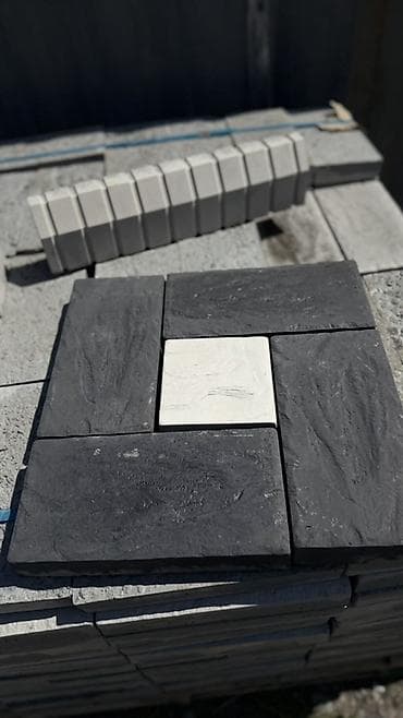 половая плитка: Тротуарная плитка комплектом (набор модулей) - Формат модульной — 2