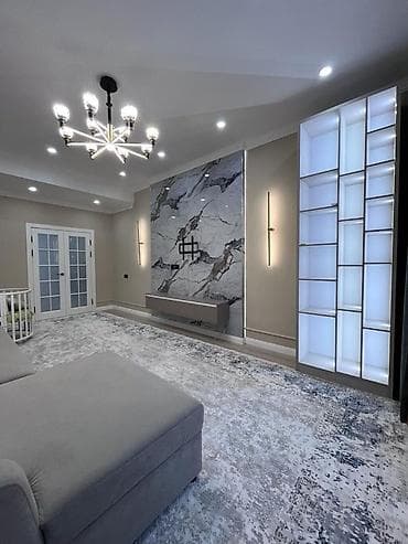 pro group: 3 комнаты, 103 м², Асанбай мкр Элитка, 5 этаж, Дизайнерский ремонт — 3