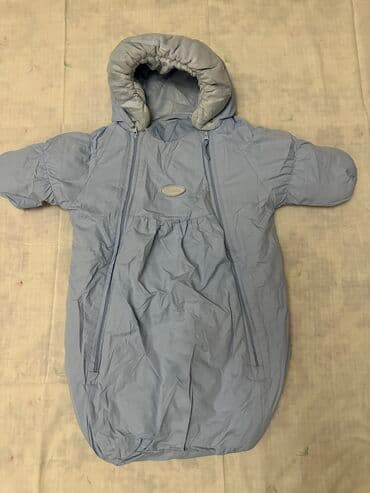 Игрушки: Конверт Нежно голубого цвета Теплый Ростовка 68 см На весну идеально — 1