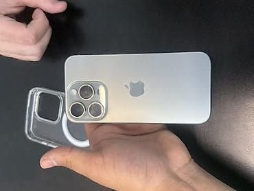 ми 9 с: IPhone 15 Pro, Б/у, 128 ГБ, Natural Titanium, Защитное стекло, Чехол, 86 % — 7