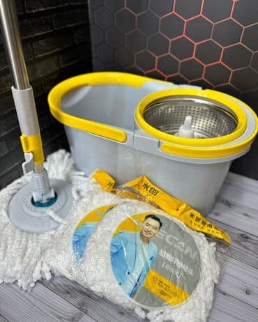 швабра с отжимом цена: Швабра с отжимом MeeCan по акции с Качество: премиум класса🔥 Кол-во — 1
