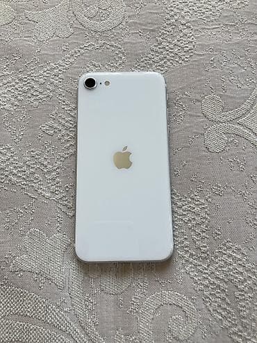 IPhone SE 2020, Б/у, 64 ГБ, Белый, Чехол, 98 % at lalafo.kg IPhone SE 2020, Б/у, 64 ГБ, Белый, Чехол, 98 %