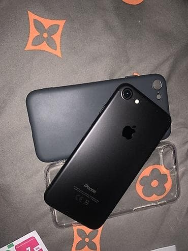 laptop ram: IPhone 7, Б/у, 128 ГБ, Черный, Защитное стекло, Чехол, 100 % — 1