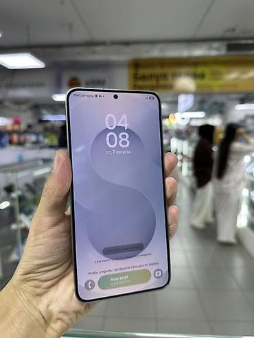 iphone s7: Samsung Galaxy S25+, Б/у, 256 ГБ, цвет - Серый, В рассрочку, eSIM — 4