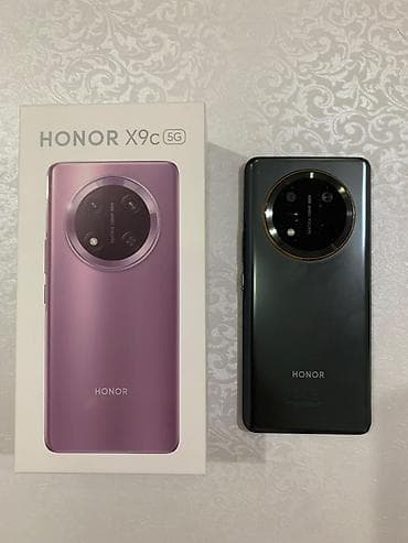 e ink: Honor X9c, Б/у, 256 ГБ, цвет - Черный, 1 SIM, 2 SIM — 1
