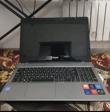 ноутбук без монитора: Ноутбук, 8 ГБ ОЭТ, Intel Core i5, 15.6 ", Колдонулган, Жумуш, окуу үчүн, эс тутум HDD + SSD — 1