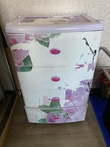 Детский комод, Б/у, Без пеленального столика, Пластик, цвет - Розовый at lalafo.kg Детский комод, Б/у, Без пеленального столика, Пластик, цвет - Розовый