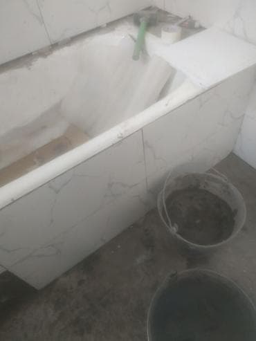 Укладка плитки в ванной | Керамическая плитка Больше 6 лет опыта