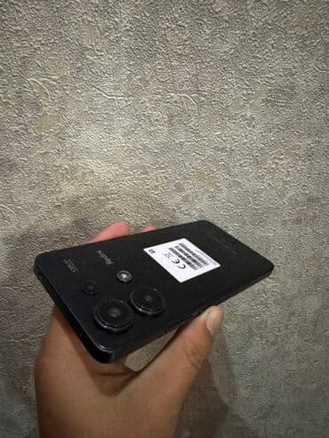 телфон б у: Redmi, Redmi Note 13, Колдонулган, 128 ГБ, түсү - Кара, 2 SIM — 2