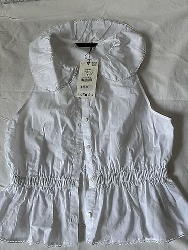 Блузка, Пахта, Solid print, Воландар менен lalafo.kg да Блузка, Пахта, Solid print, Воландар менен