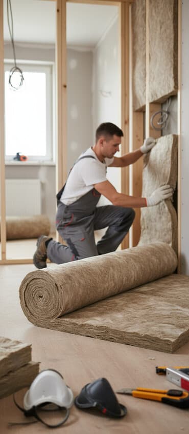 Материалы для кровли крыш: Рулон теплоизоляции Технониколь Стандарт. Предназначен для утепления — 1