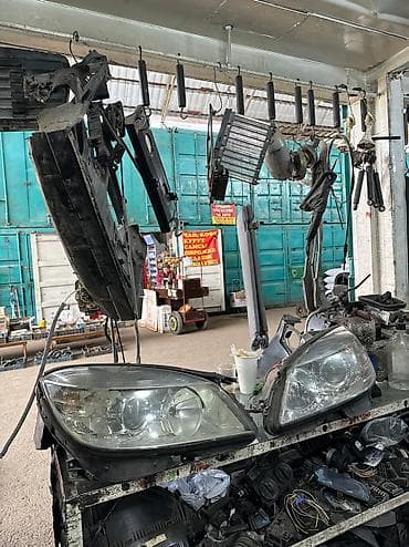 цешки: Комплект передних фар Mercedes-Benz 2010 г., Б/у, Оригинал, Германия — 2