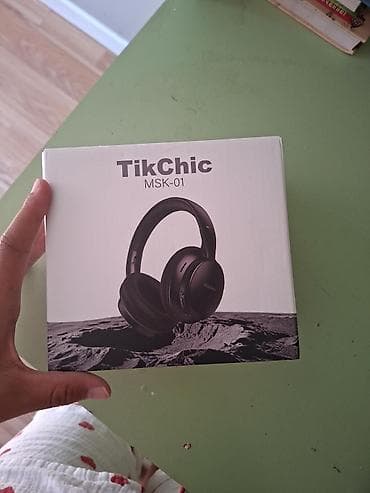 bluetooth speaker: Накладные беспроводные наушники TikChic MSK-01 - Форм-фактор — 3