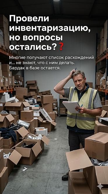 списан: Инвентаризация прошла, а вопросы остались? Сделаем ваш склад — 1