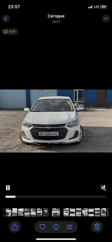 Транспорт: Chevrolet Onix: 2020 г., 1 л, Автомат, Бензин, Седан — 5