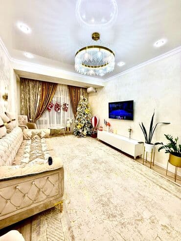 срочно продаётся 1 комнатная квартира в районе ошского рынка по улице кенсуйская: 3 комнаты, 88 м², Элитка, 14 этаж, Дизайнерский ремонт — 1