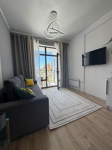 квартира на ночь: Квартира, двухкомнатная студия ЦО Chaika Resort, Сары-Ой, Детская площадка, Парковка, стоянка, Охраняемая территория — 3