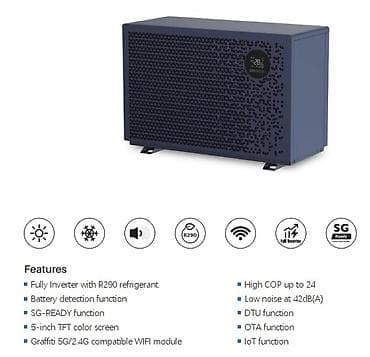 титан очок: Тепловые насосы для бассейнов micoe (серии R32 и R290) Назначение: - — 7